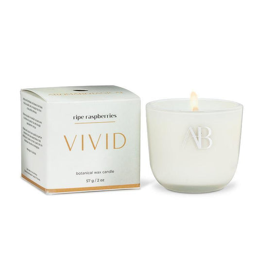 Mini Ripe Raspberries Candle