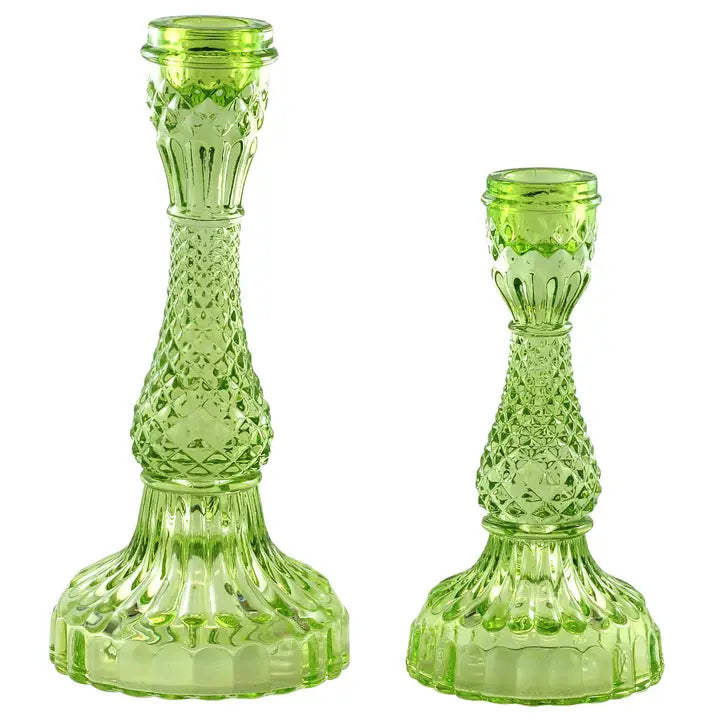 Bella Candle Holders – Lime