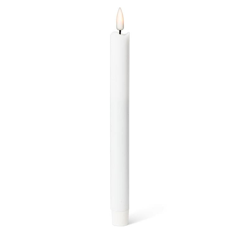 LED Taper Candle. Set of 2 (White)