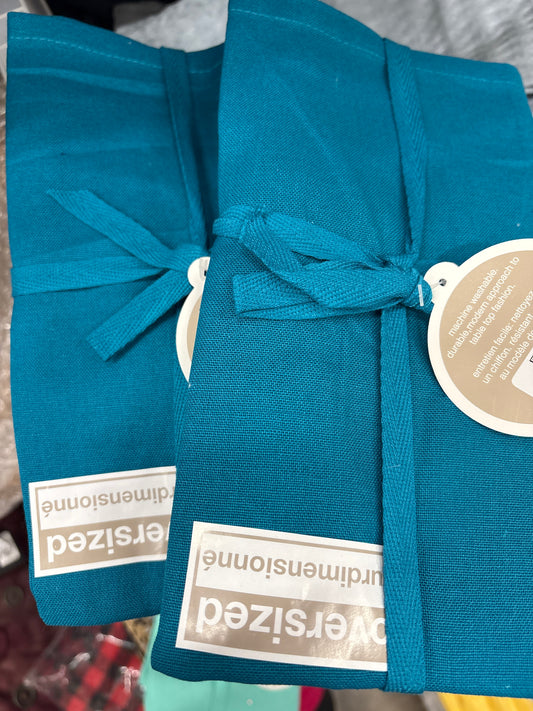 Oversized Solid Napkin Set of 4 Azure