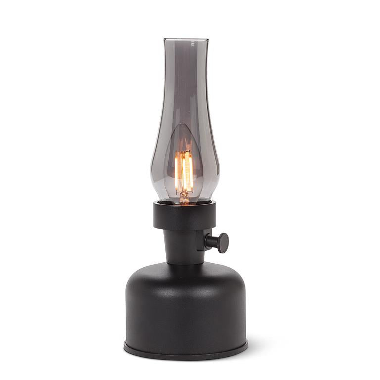 Lantern LED Lamp (Black with Smoke Chimney)