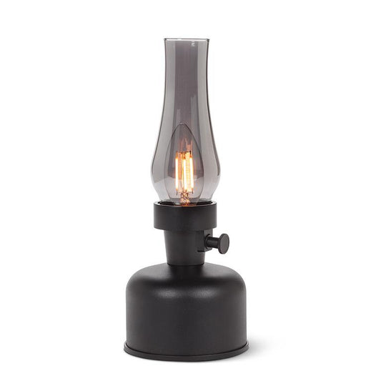 Lantern LED Lamp (Black with Smoke Chimney)
