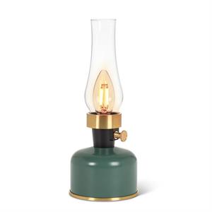 Lantern LED Lamp with Chimney (Green)