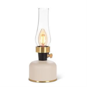 Lantern LED Lamp with Chimney (Ivory)