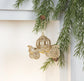 Glitter Carriage Ornament