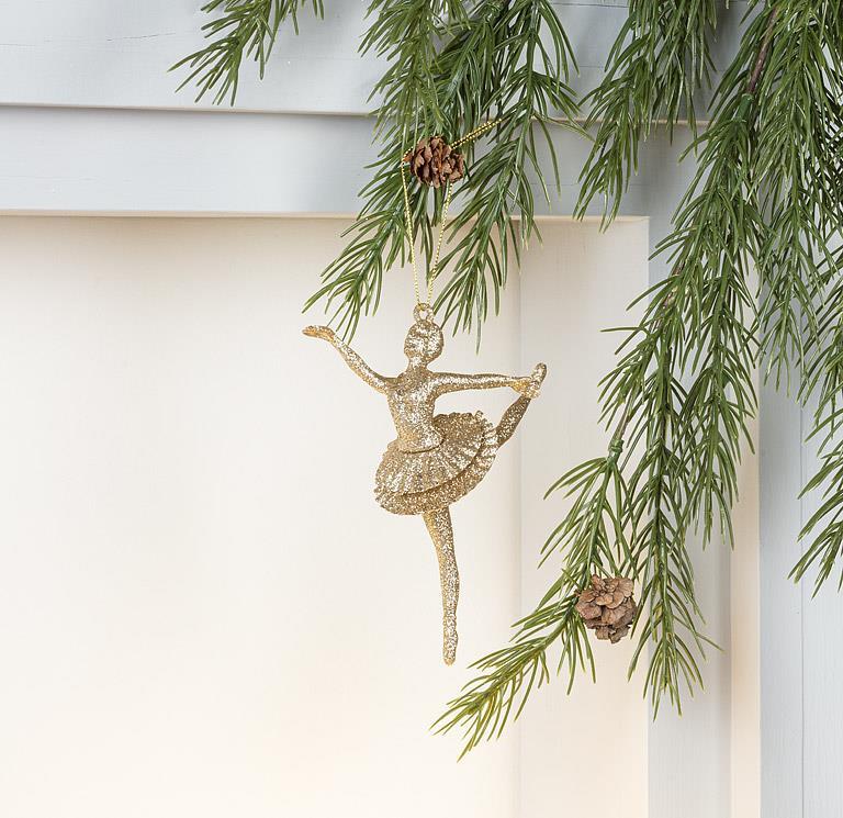 Glitter Ballerina Ornament