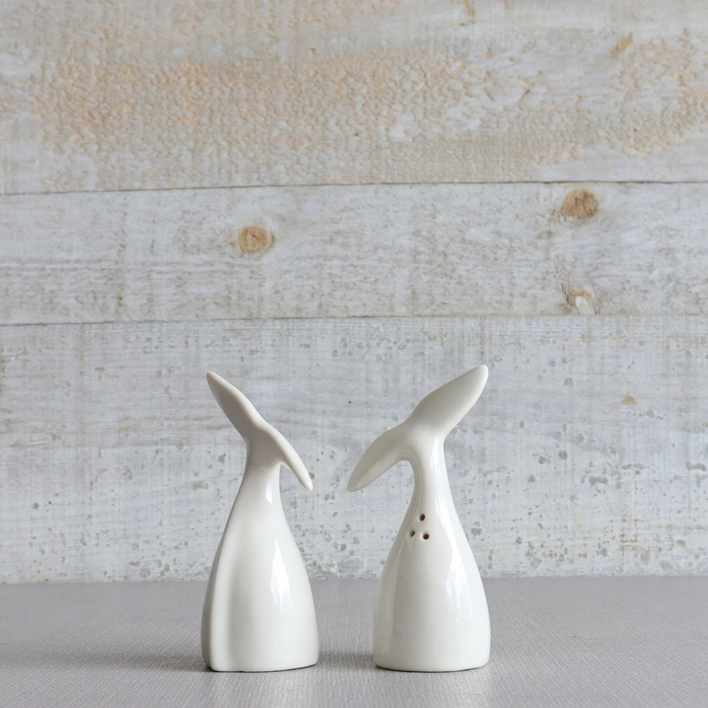 Whale Tail Salt & Pepper Shakers