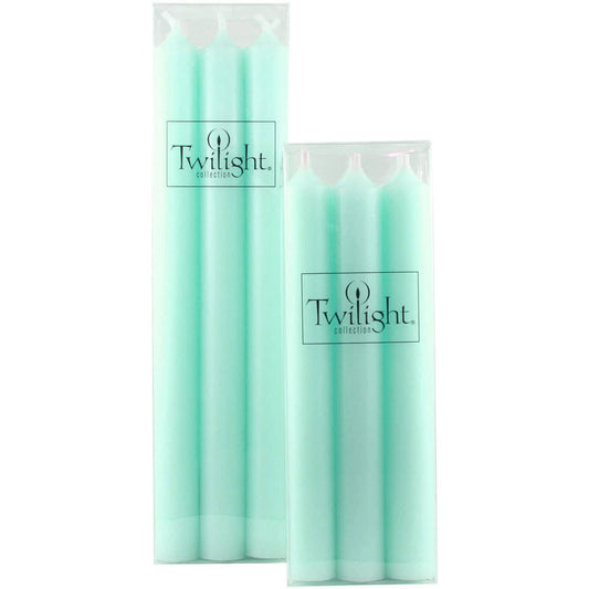 Mint Dinner Candles | 6 Pack: ⅞” Dia x 10” H