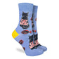 Women's Cat Mom Socks: Shoe Size 5-9