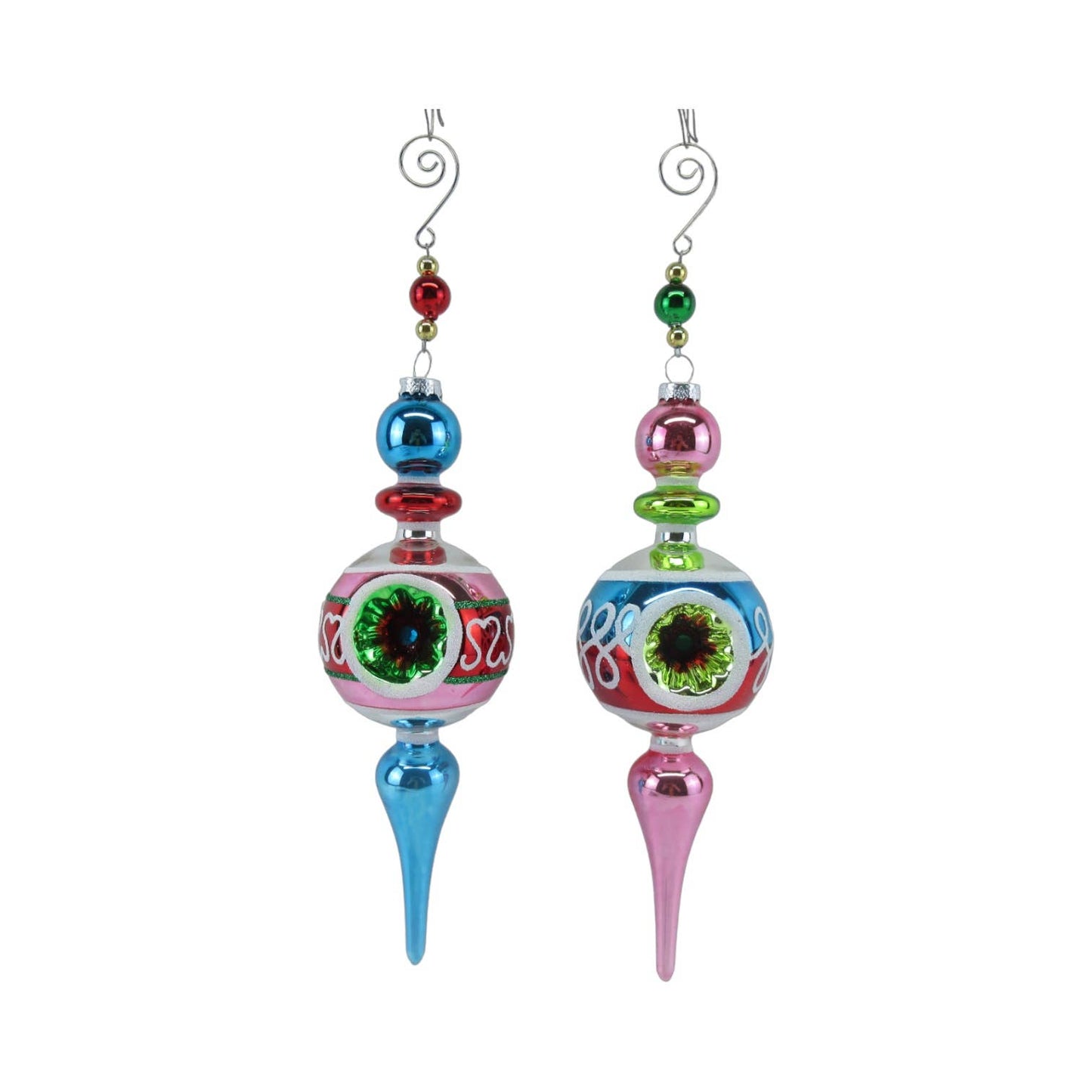 2 Asst Pastel Sphere Ornament