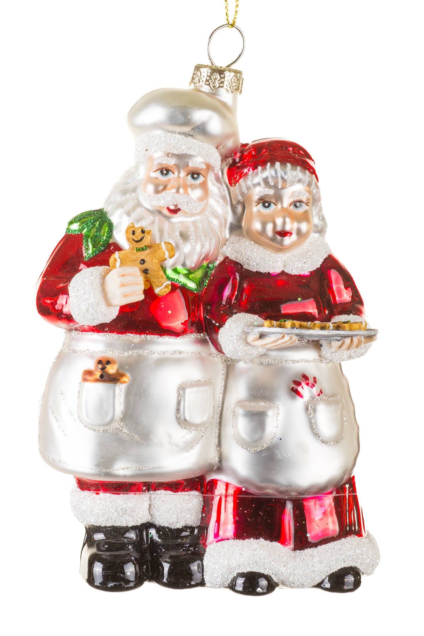 Red Baking Clauses Ornament