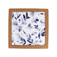 Watercolor Blue FloralCeramic & Cork Trivet Blue