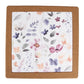 Watercolor Garden Oversized Ceramic & Cork Trivet