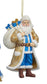 5"RESIN BLUE/GOLD SANTA ORN 2/ASSTD