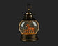 10" Brown Lantern LED Snow Globe w/Horses