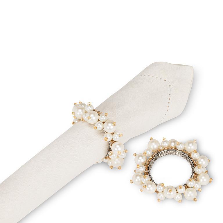 Pearls & Beads Napkin Rings