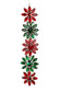 Red and Green Flower Chain Ornament