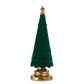 16.5" Green Flocked Tree