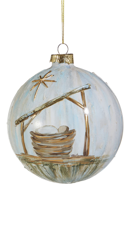 5" New Born King Ball Ornament