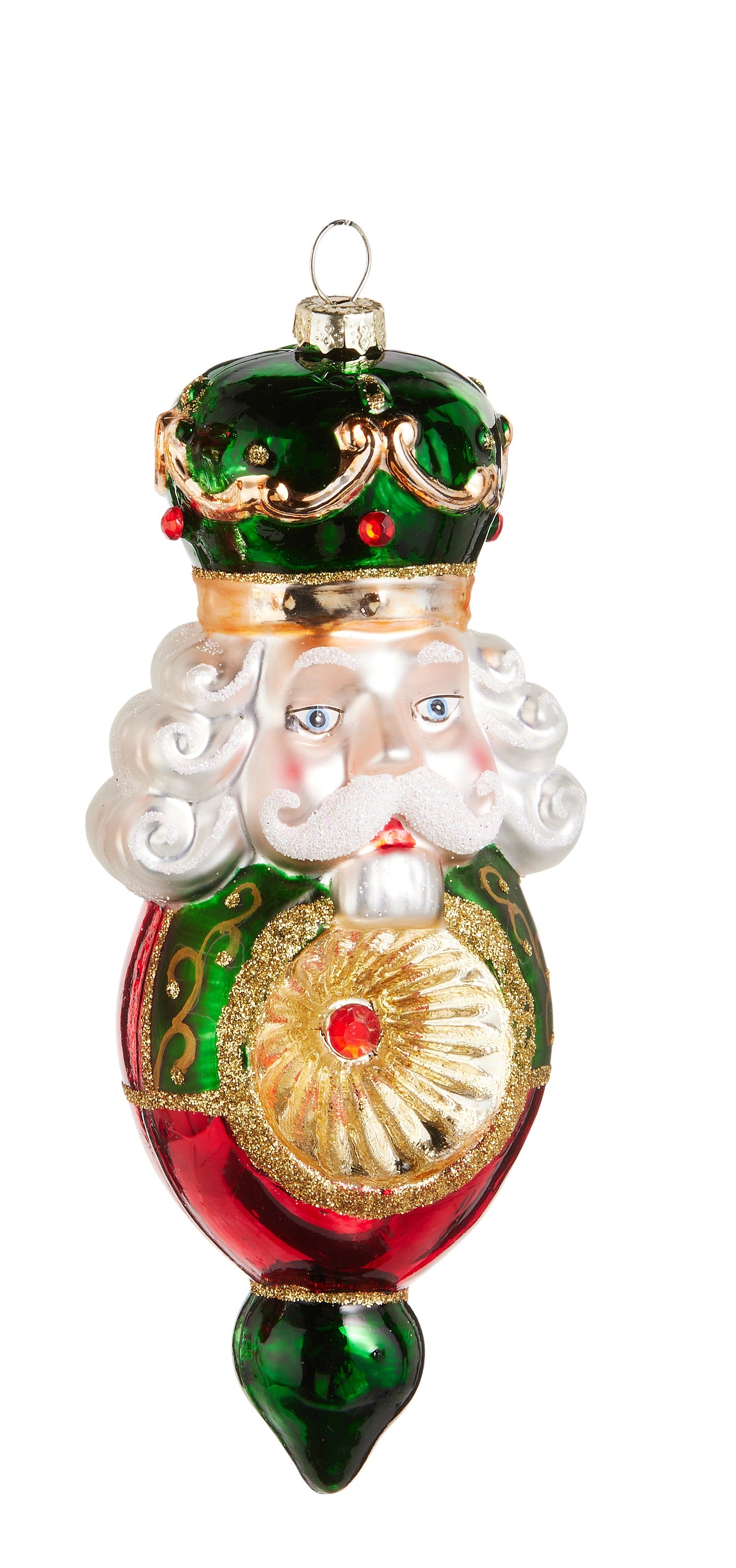 6.5" Plaid Nutcracker Ornament
