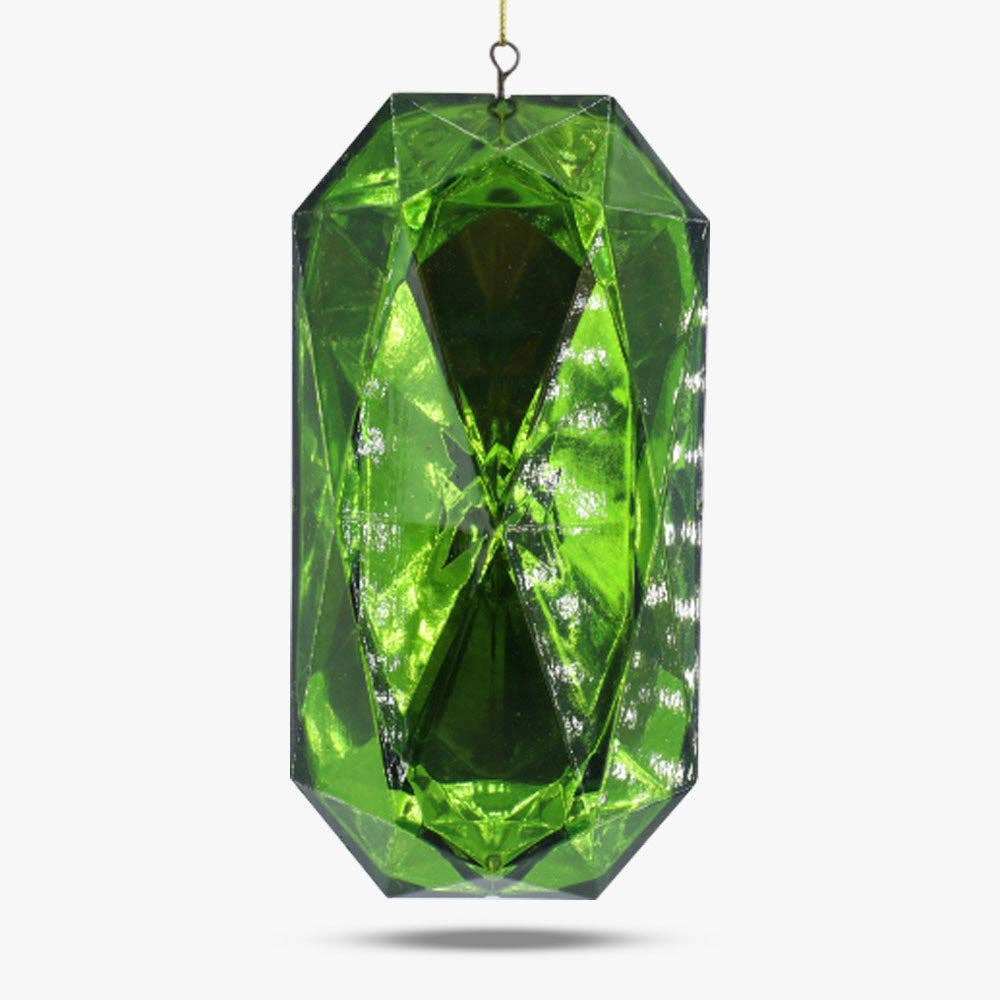 Gem Plastic Ornament Rectangle