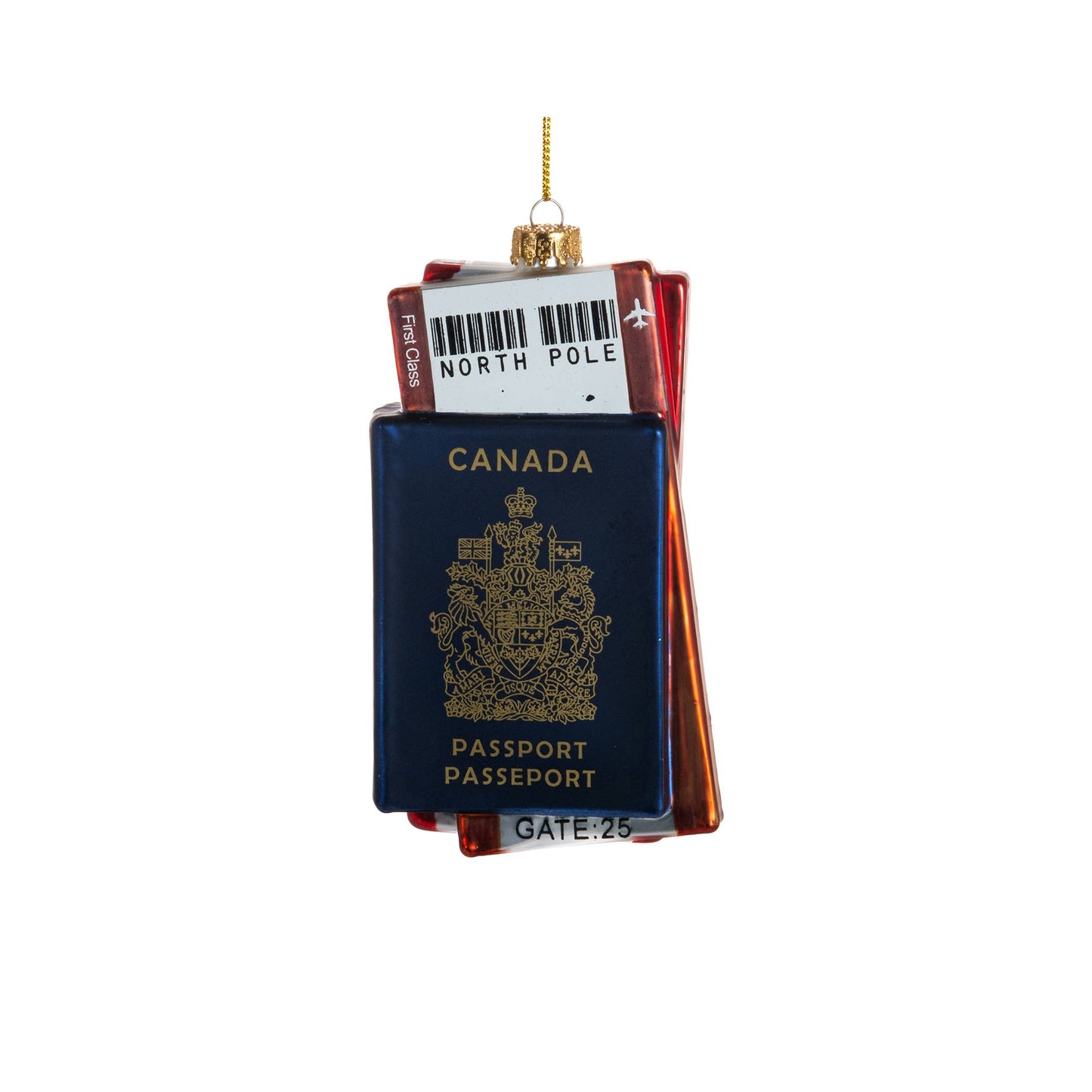 5" Canadian Passport Ornament