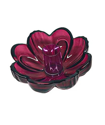 2 Asst Flower Candle Holder