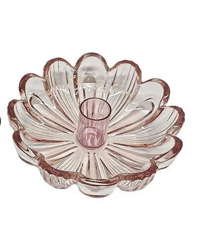 2 Asst Flower Candle Holder (Large)