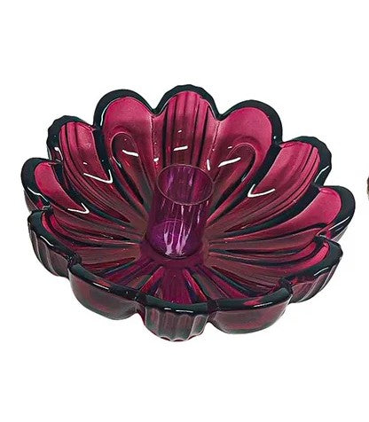 2 Asst Flower Candle Holder (Large)