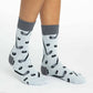 Women's Hockey Sticks and Pucks Socks: Shoe Size 5-9