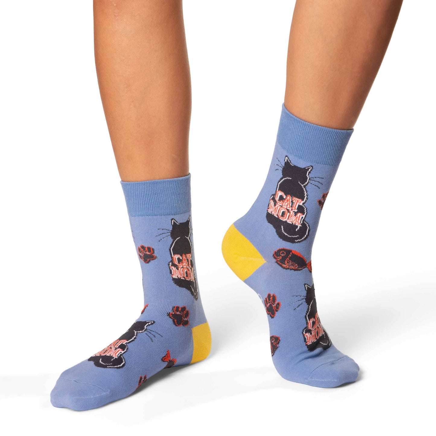 Women's Cat Mom Socks: Shoe Size 5-9