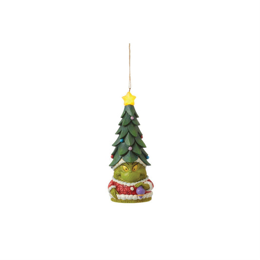Grinch Gnome with Tree Ornament