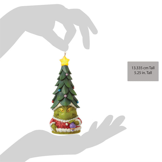 Grinch Gnome with Tree Ornament