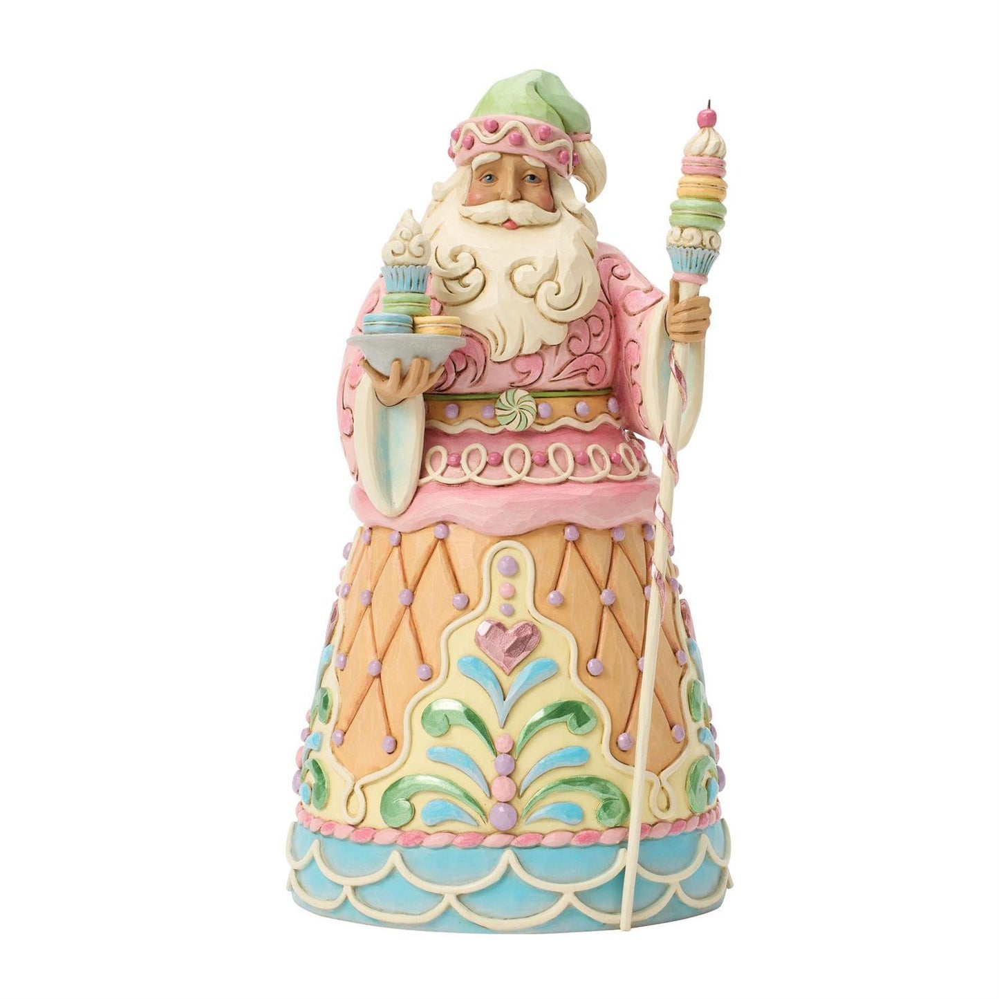 Sweets Santa Macaron Staff Figurine
