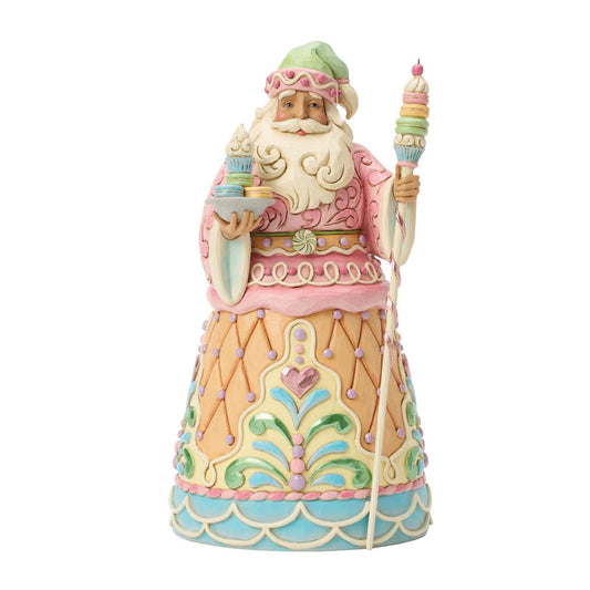Sweets Santa Macaron Staff Figurine