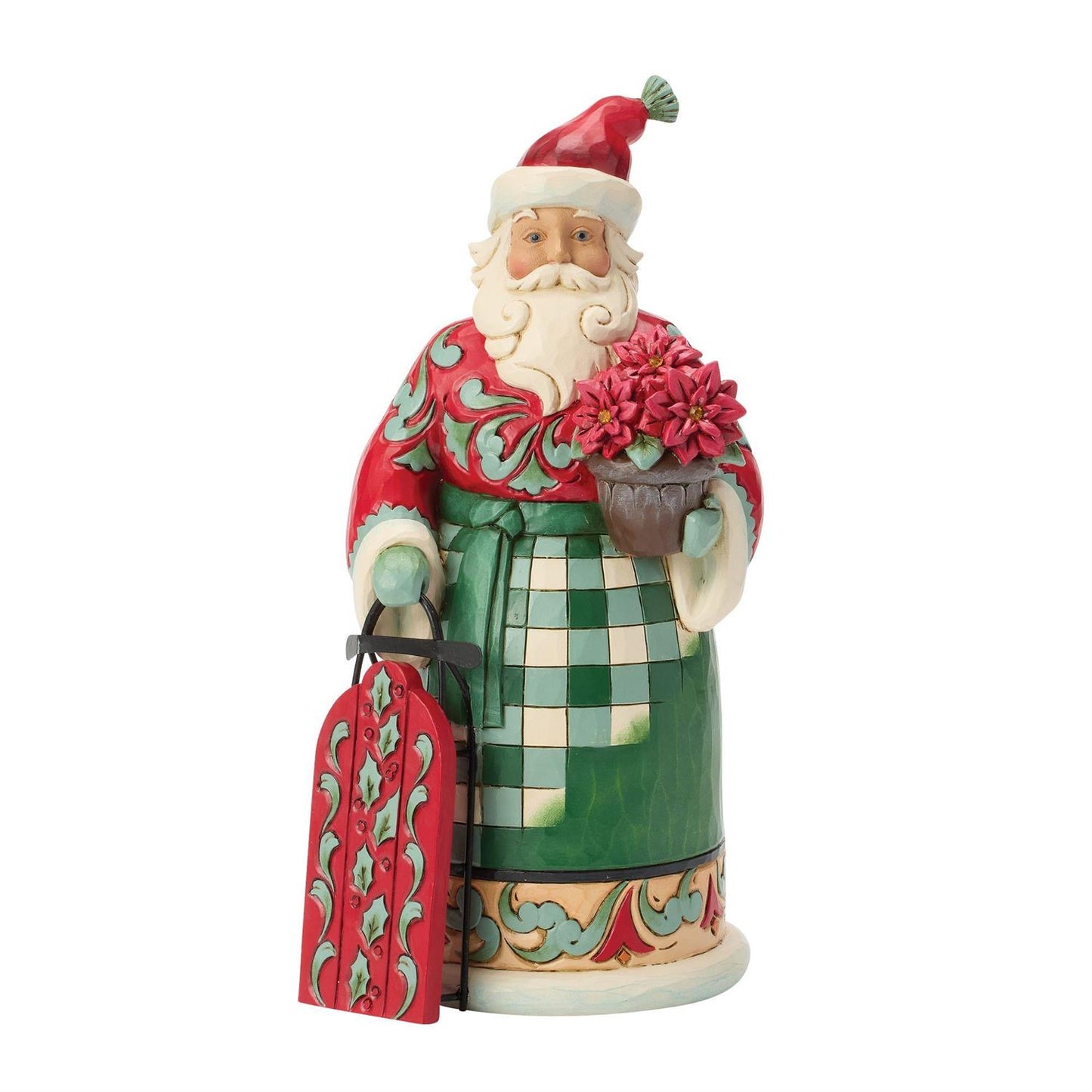 Highland Glen Santa Sled Figurine