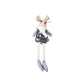 Mabel Mantel Mice Ornament Grey