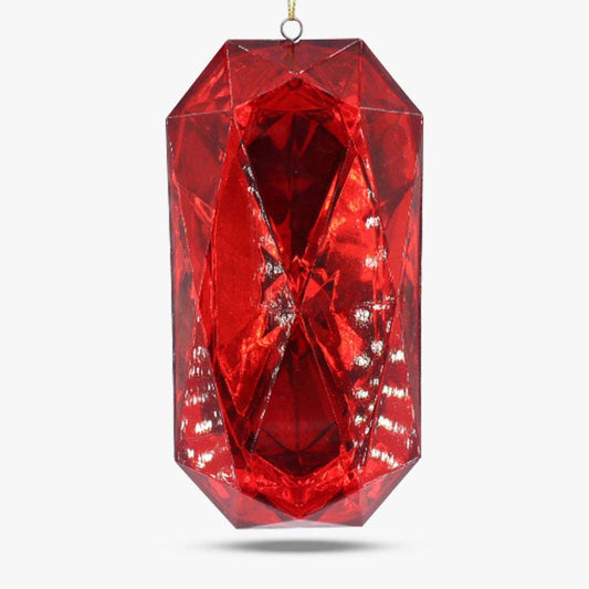 Gem Plastic Ornament Rectangle