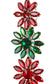 Red and Green Flower Chain Ornament