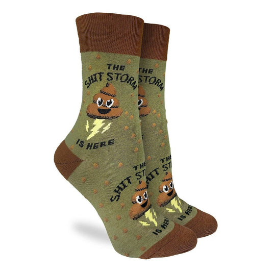 Women's Shit Storm Socks: Shoe Size 5-9
