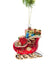 Red Sleigh Ornament