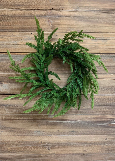 16" FRESH TOUCH NORFOLK PINE WREATH