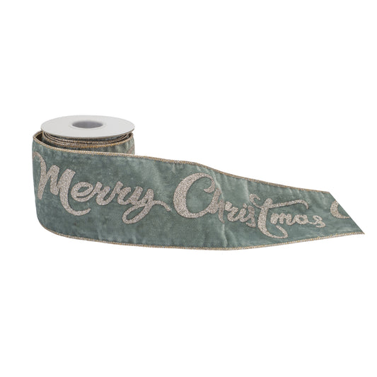 4” x 5 Yds. Wired Polyester Ribbon