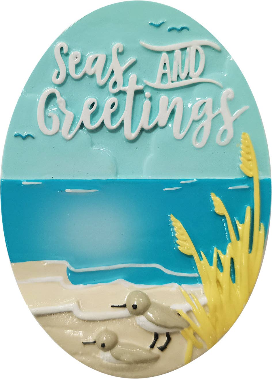 Seas and Greetings Personalized Ornament