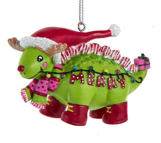 Colorful Dinosaur Ornaments, 3 Assorted