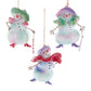 Sassy Snow Lady Ornaments, 3 Assorted