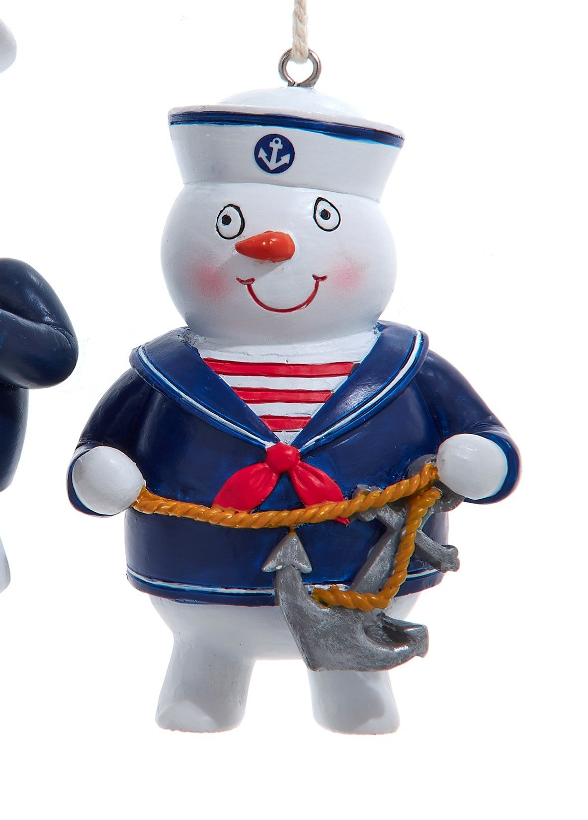 Nautical Snowman Ornaments, 2 Assorted