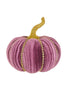 Purple Pumpkin Accent with Bejeweled Ribs