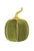 Green Pumpkin Accent with Bejeweled Ribs