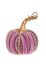 Purple Pumpkin Accent with Bejeweled Ribs